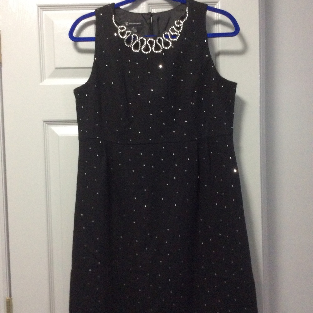 I.N.C size 12 Black Dress with Sequins